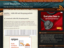 Tablet Screenshot of linuxfreelancer.com